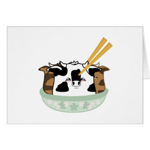 Cartão Lixeiras de Moo Moo assadas