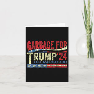 Cartão Lixo Para Trump 2024