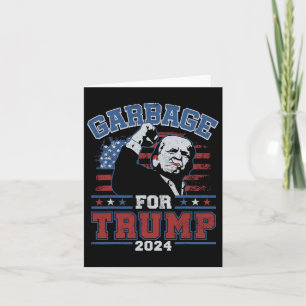 Cartão Lixo Para Trump Fazer Excelente De Lixo Americano 
