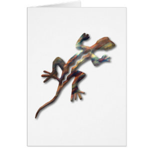 Cartão Lizard-cobre
