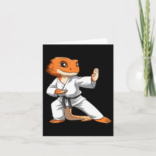 Cartão Lizard Karate Arbordou Dragões