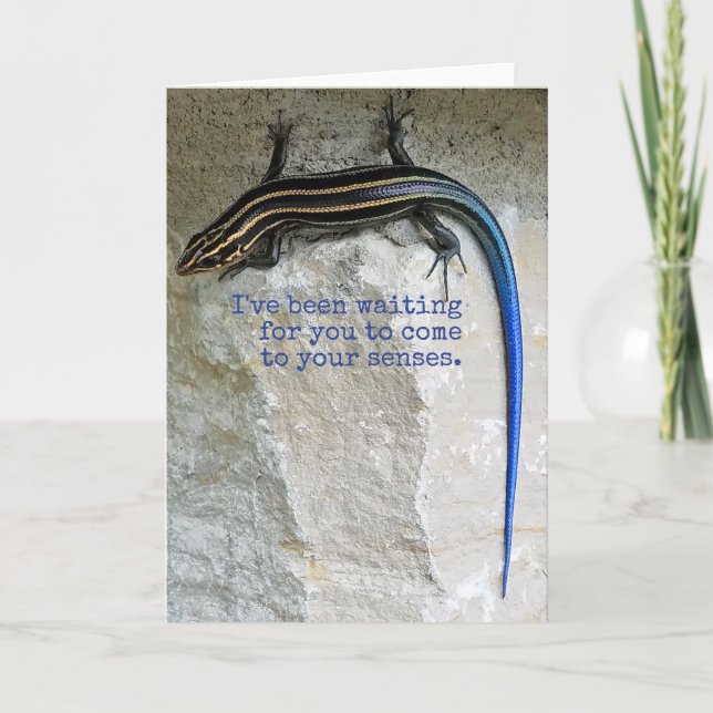 Cartão Lizard (Skink) (Frente)