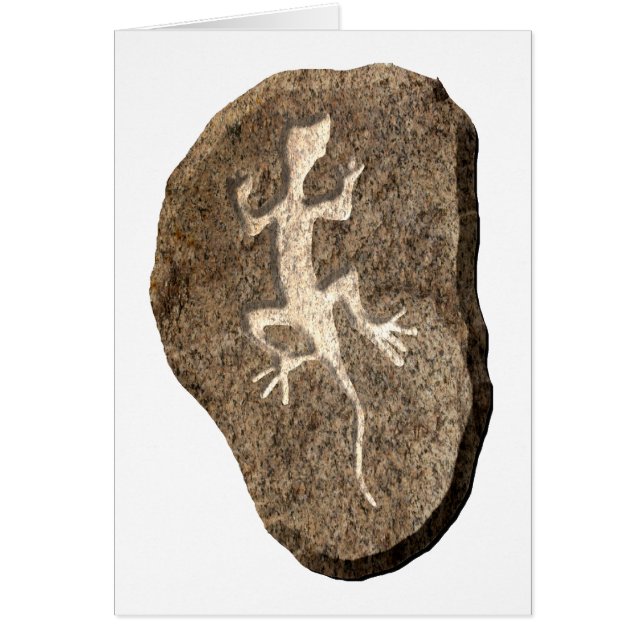Cartão Lizard-stone (Frente)