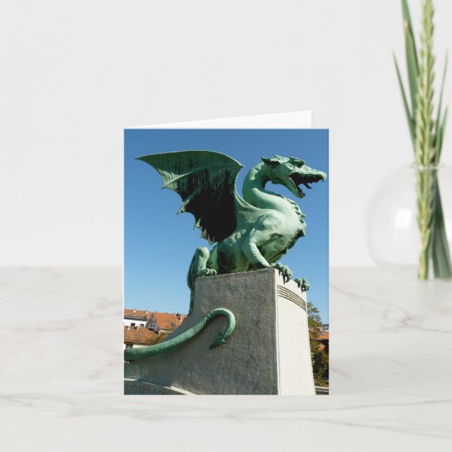 Cartão Ljubljana Dragon (Frente)