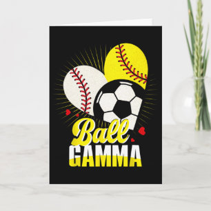 Cartão Ll Gamma Venda Softll Futebol Engraçado Natal Fofo