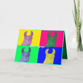 Cartão Llama Sweet Pea: A Sábia Matriarca Llama