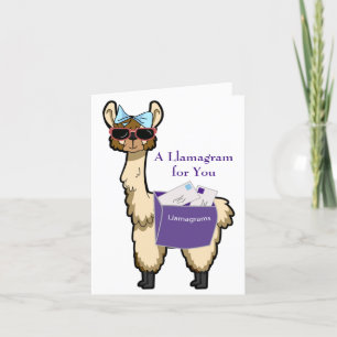 Cartão Llamagram for All Occasions