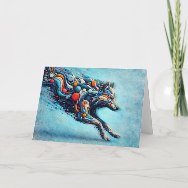 Cartão Lobo (Frente)