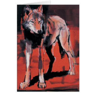 Cartão Lobo 2001 do verão