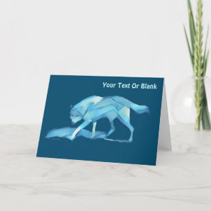 Cartão Lobo Azul