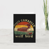Lobo Canadense Engraçado Loon Bird Loons Meme Humo