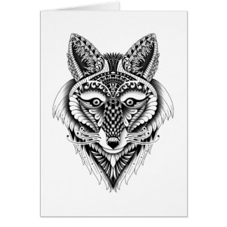 Cartão Lobo Foxy