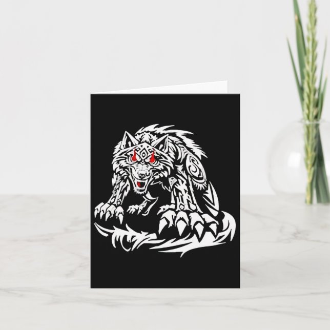 Cartão Lobo Preto Jacob Fatu (Frente)