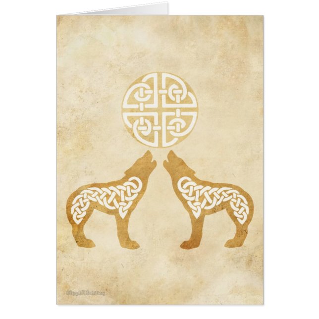 Cartão Lobos do urro (Frente)