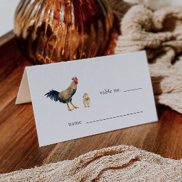 Cartão Local de Número de Tabela de Casamento de F