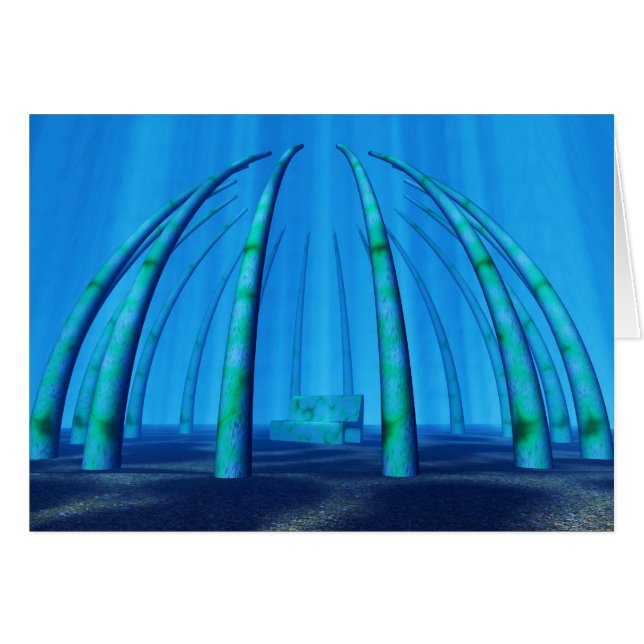 Cartão local de repouso submarino (Frente Horizontal)