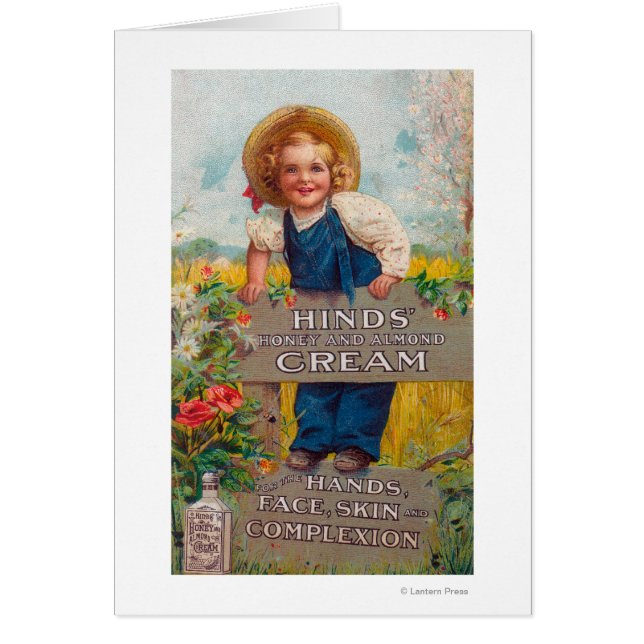 Cartão Loção de Mel e Amêndoa (Frente)