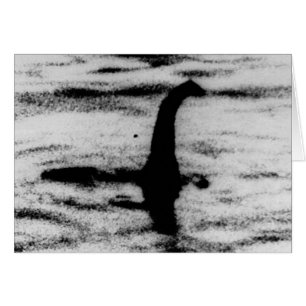 Cartão Loch Ness Monster
