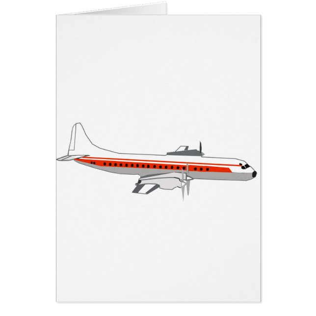 Cartão Lockheed Electra.L-188 (Frente)