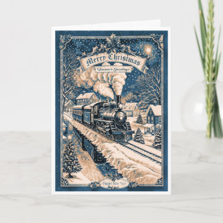 Cartão Locomotiva de Natal