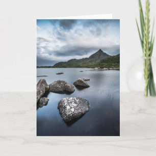 Cartão Lofoten Islands Norway Landscape Photo