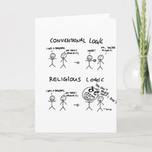 Cartão Lógica religiosa