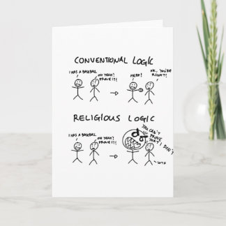Cartão Lógica religiosa