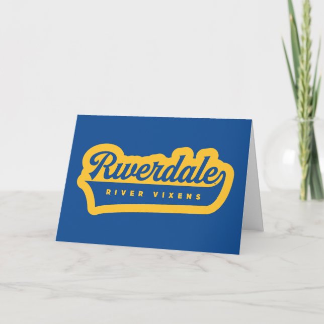 Cartão Logo Riverdale River Vixens (Frente)
