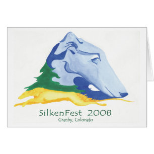 Cartão Logotipo 2008 de Silkenfest Kim Tucker
