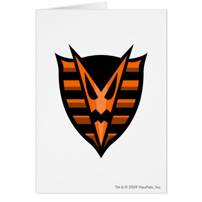 Cartão Logotipo assombrado equipe das madeiras (Frente)