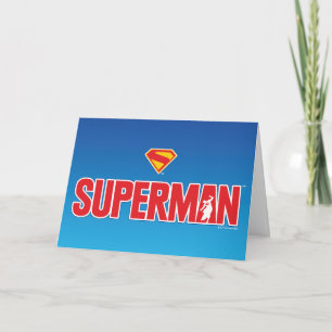 Cartão Logotipo clássico do Super-Homem