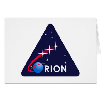 Cartão Logotipo da NASA Orion