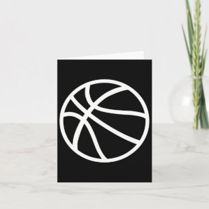 Cartão Logotipo de basquete