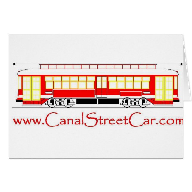 Cartão Logotipo de CanalStreetCar (dot com) (Frente Horizontal)