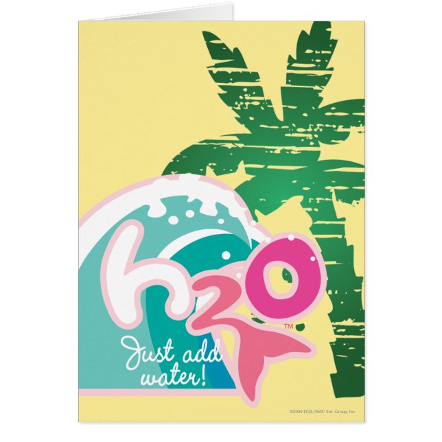 Cartão Logotipo de H2O (Frente)