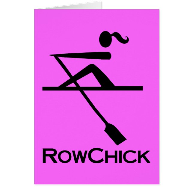 Cartão Logotipo de RowChick (Frente)