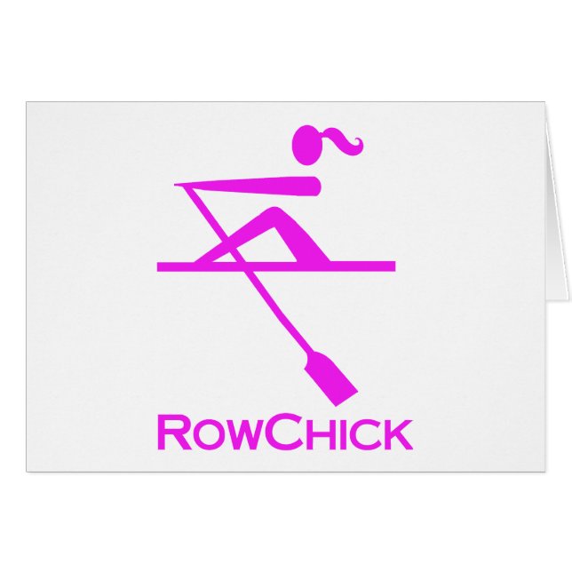Cartão Logotipo de RowChick (Frente Horizontal)