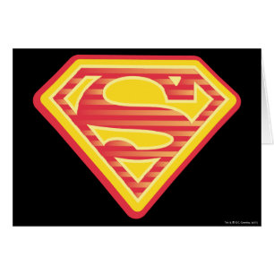 Cartão Logotipo de Supergirl Far-Out