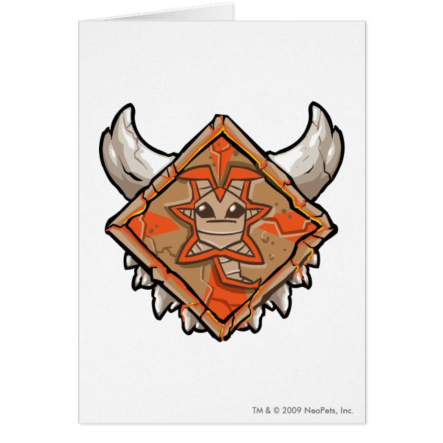 Cartão Logotipo de Tyrannia da equipe (Frente)