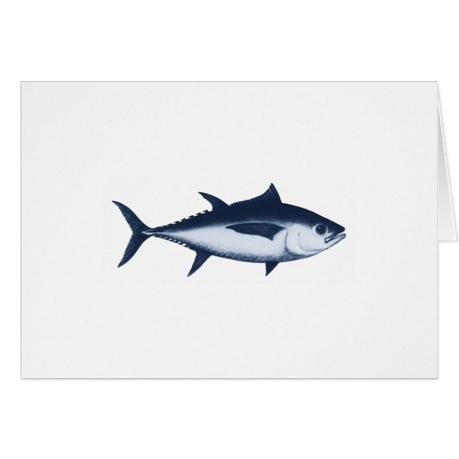 Cartão Logotipo do atum de Bigeye (Frente Horizontal)