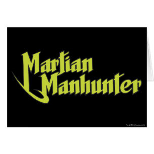 Cartão Logotipo do Caçador de Manchas marciano