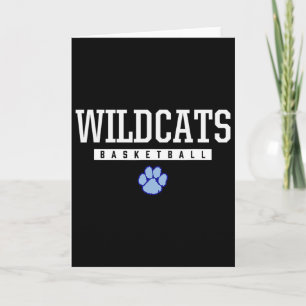 Cartão Logotipo do Camden County Wildcats Sketll Hs