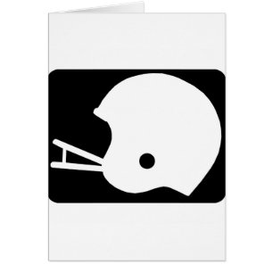 Cartão logotipo do capacete