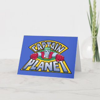 Cartão Logotipo do Capitão Planeta
