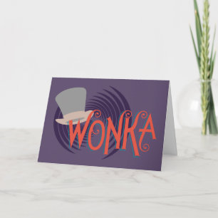 Cartão Logotipo espiral Wonka