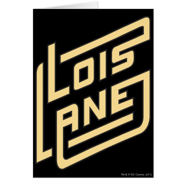 Cartão Logotipo Lois Lane (Frente)