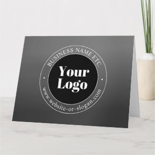 Cartão Logotipo ou Design da sua empresa e texto editável