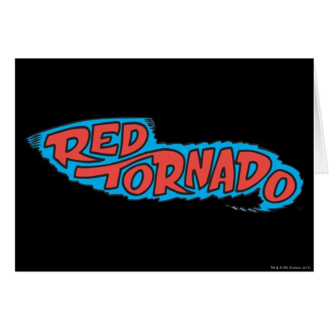 Cartão Logotipo Red Tornado (Frente Horizontal)