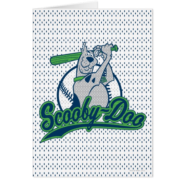 Cartão Logotipo Scooby-Doo Baseball (Frente)