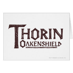 Cartão Logotipo THORIN OAKENSHIELD™ Brown